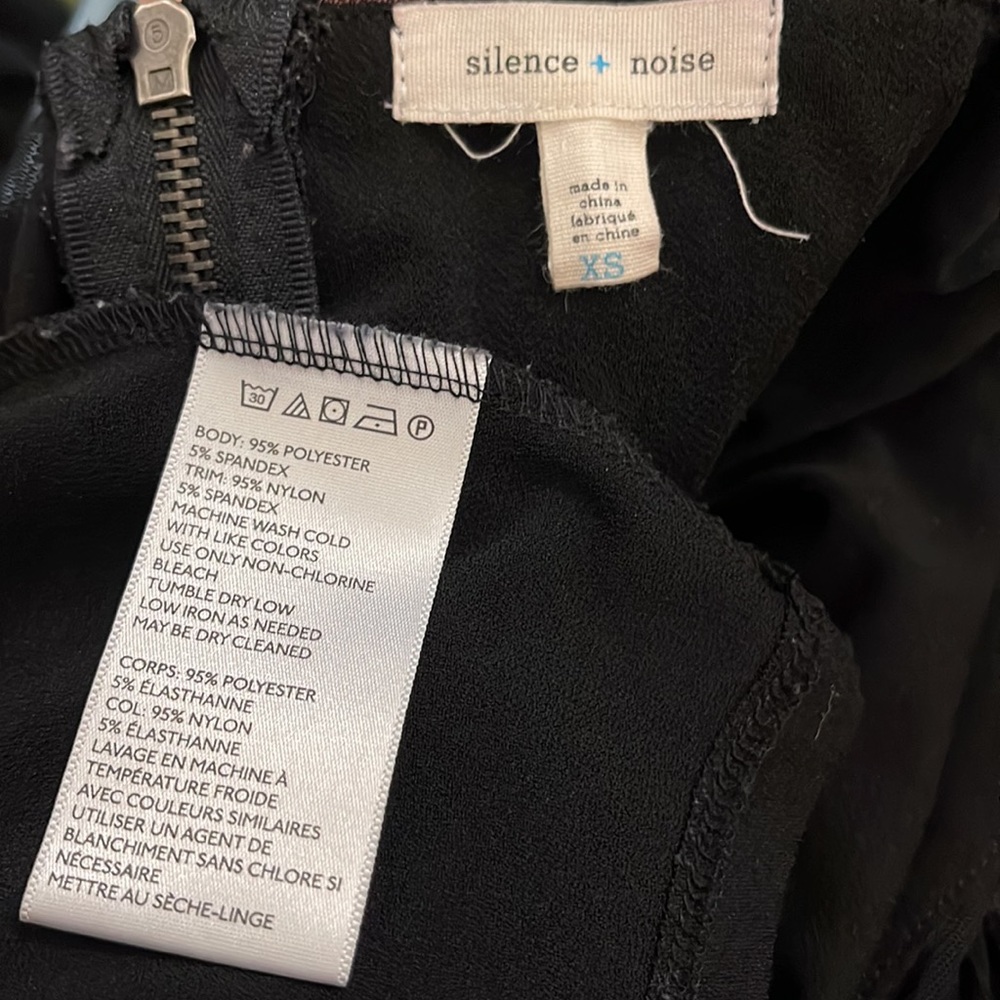 XS Silence and Noise Black Dress - Picture 7 of 7